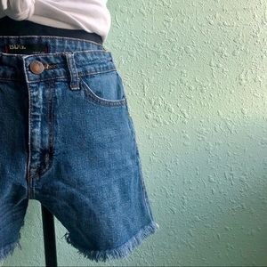High-Waisted Cut-off BDG Denim Shorts
